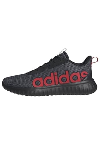 Image of adidas Men's KAPTIR Base Shoes, core Black/Pure Ruby/Carbon, 9 UK