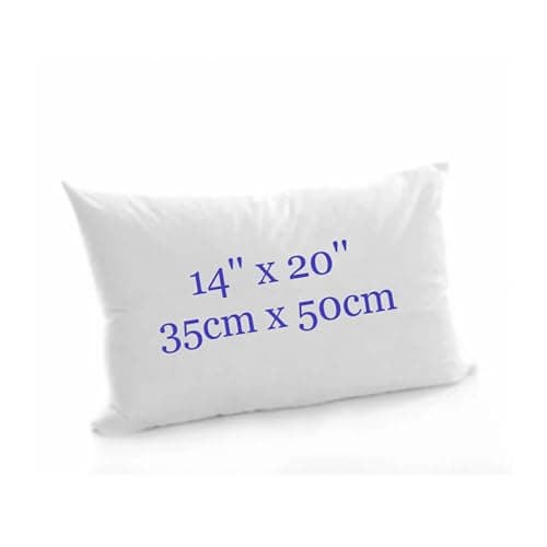 Image of Rectangular Oblong Hollowfibre Cushion Pads Inner Inserts - Bounce Back Cushions (14x20)