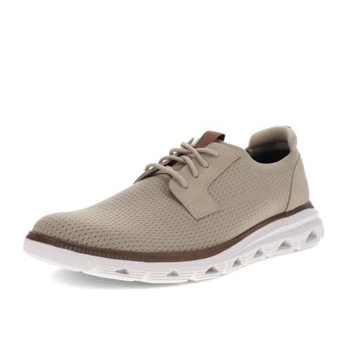 Image of Dockers Mens Fielding Lightweight Knit Casual Oxford Shoe with Active Rebound Technology, Khaki, 8 UK