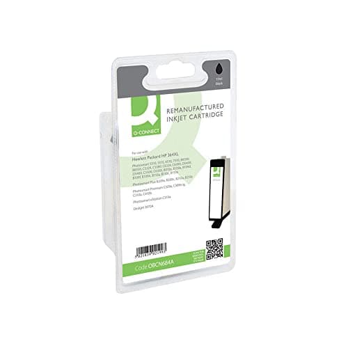 Image of Q-Connect Ink for HP No364XL Ink Cartridge - Black