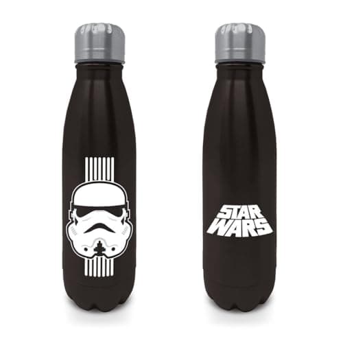 Image of Pyramid International Star Wars Mini Cola Bottle (Stormtrooper Design) Metal Water Bottle 540ml, Stars Wars Gifts for Men and Women - Official Merchandise