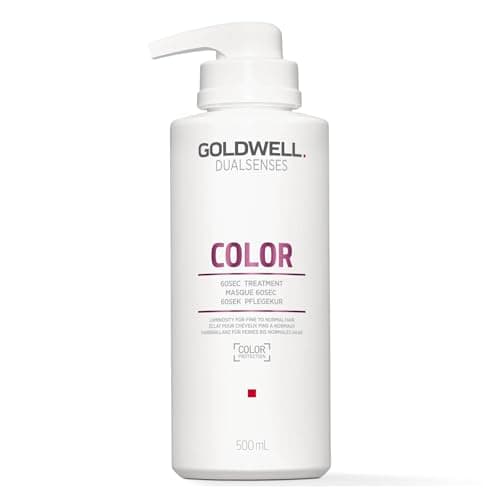 Image of Goldwell Dualsenses Color Brilliance 60sec Treatment Mask, For Fine to Medium Hair, Amplifies Color Luminosity & Nourishing Care, 500ml