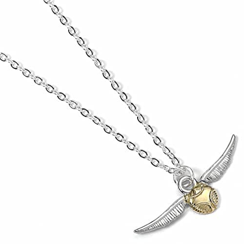 Image of Harry Potter Official Golden Snitch Link Chain Necklace by The Carat Shop