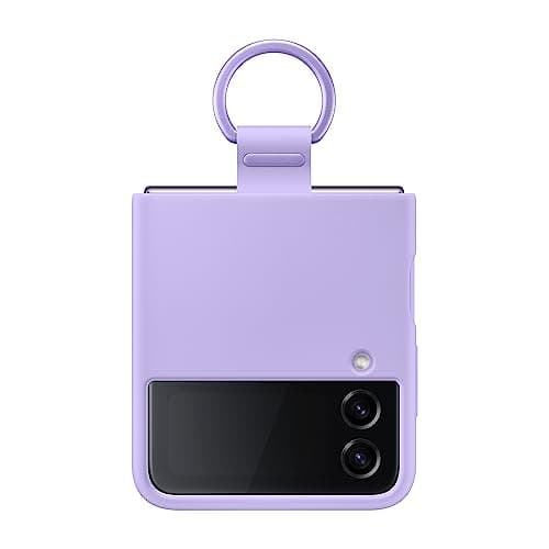 Image of Samsung Galaxy Z Flip4 Official Silicone Cover with Ring Bora Purple