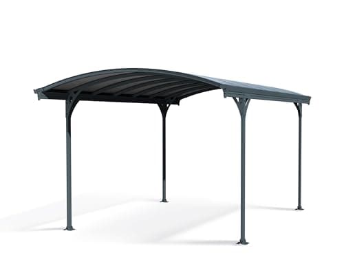 Image of Palram Canopia Vitoria 5000 Carport Grey - Robust Structure for Year-Round Use