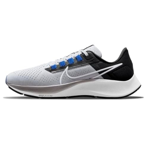 Image of NIKE Air Zoom Pegasus 38 Men's Trainers CW7356 (Wolf Grey/White/Black 006) UK 8 (EU 42.5)