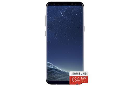 Image of Samsung Smartphone Galaxy S8+ 64GB - Midnight Black with 64GB Memory Card (Amazon Memory Edition)