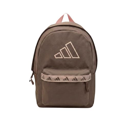 Image of adidas Unisex CLASSIC TAPE BACKPACK, earth strata/blush pink, One size