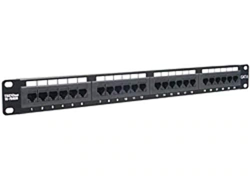 Image of TRENDnet 24-port Cat6 Unshielded Patch Panel, 1000Base-T Copper Gbe ready, Compatible with Cat3/4/5/5e/6 cabling, TC-P24C6
