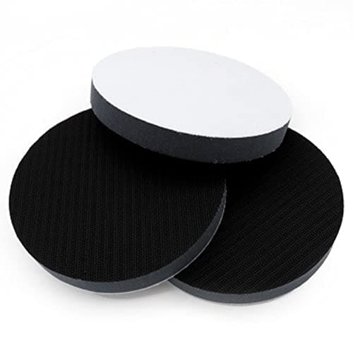 Image of 3Pcs 6 Inch 150mm Hook and Loop Soft Sponge Cushion Buffer Pad, Soft Foam Interface Pad Buffering Backing Pad for Sanding Polishing