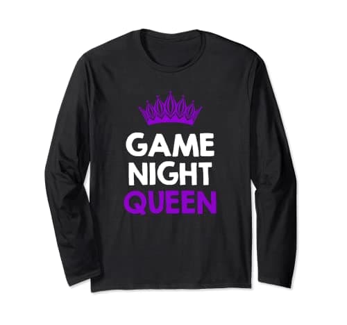 Image of Game Night Queen Long Sleeve T-Shirt