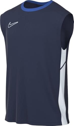 Image of NIKE FZ9747-410 M NK DF ACD25 SL TOP Sweatshirt Men's MIDNIGHT NAVY/ROYAL BLUE/WHITE/WHITE Size M