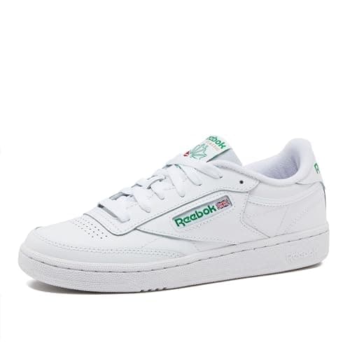 Image of Reebok Men's Club C 85 Sneaker, Int White Green, 6.5 UK