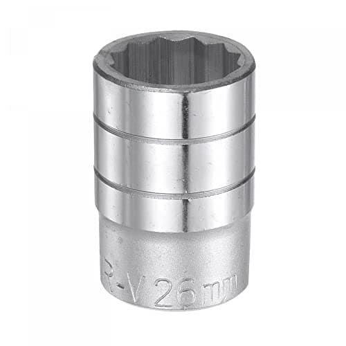 Image of sourcing map 26mm 12 Point Shallow Socket 3/4" Drive Standard Metric CR-V