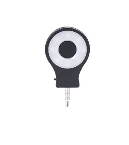 Image of KIKKERLAND US119-EU Lamp for Selfie Smartphone, Glass, Black