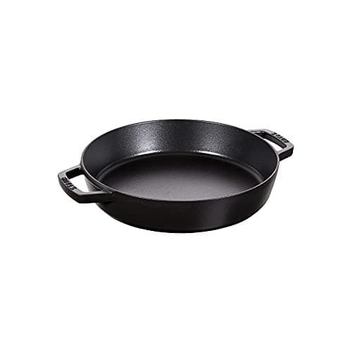 Image of STAUB Cast Iron Double Handle Fry Pan, Black, 20 cm