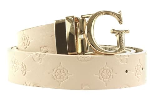 Image of GUESS Jena Women's Belt Adjustable/Reversible Faux Leather Blush/Taupe Multogo C24GU30 BW7861P3430, pink, M