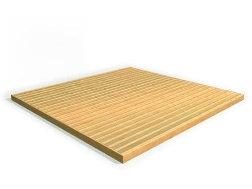 Image of eDecks Discount Softwood Decking Kit Pressure Treated Boards with Joists & Fixings - 1.8m x 1.8m No Handrails