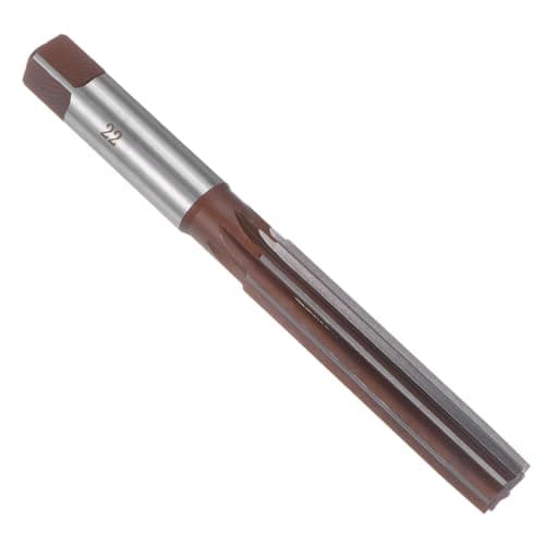 Image of sourcing map Hand Reamer 22mm Alloy Tool Steel H8 8 Straight Flutes Hand Milling Cutter Tool Metric Reaming Drill Bit for Metal