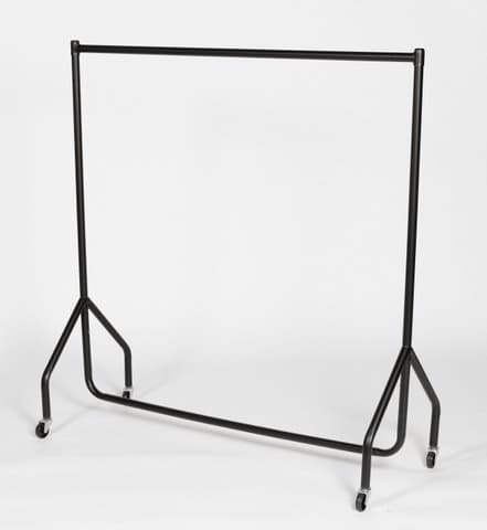 Image of The Shopfitting Shop TALL Clothes Rail 5ft Long x 7ft High Garment Rail HEAVY DUTY Designed for longer garments