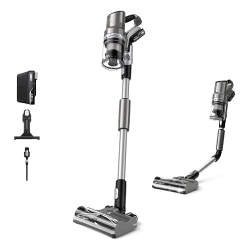Image of Vax HomePro Cordless Stick Vacuum Cleaner, Powerful, Bagless Handheld, up to 45 Minute Runtime, Home, Car Tool Attachments for Pet Hair, Battery and Charger, 360W, 3.56kg, Graphite/Titanium, CLSV-HPKS