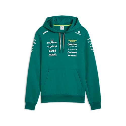 Image of PUMA Aston Martin F1 2026 Men's Team Hoodie - Green - S