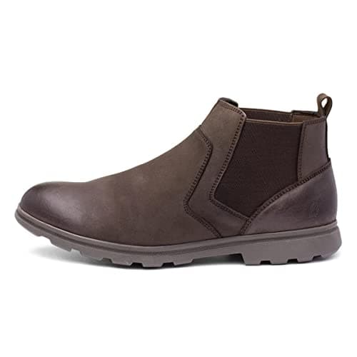 Image of Hush Puppies Men's Tyrone Chelsea Boot, Brown, 8 UK