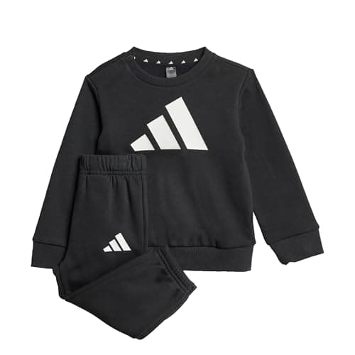 Image of adidas Unisex Baby BIG LOGO ESSENTIALS JOGGER, Black/White, 0-3 Months