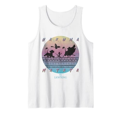 Image of Disney The Lion King Hakuna Matata 90s Circle Tank Top