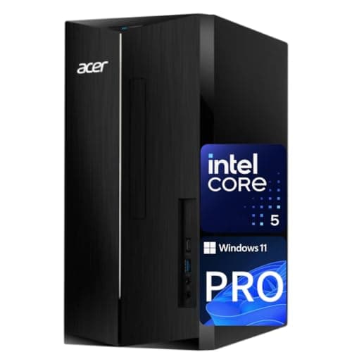Image of acer Aspire Business Desktop | 14th Gen Intel Core i5-14400 Processor | 16GB DDR5 RAM, 1TB Storage(512GB SSD & 500GB HDD) | WiFi6+Bluetooth5.1 | Keyboard+Mouse | Windows 11 Pro