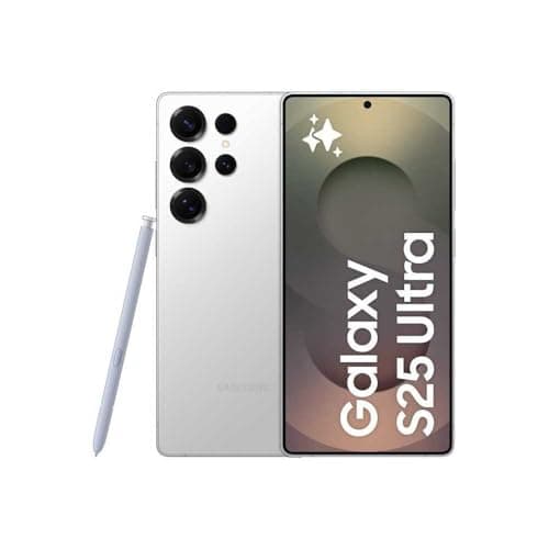 Image of Samsung Galaxy S25 Ultra Handset 256GB - Titanium Whitesilver (Renewed)