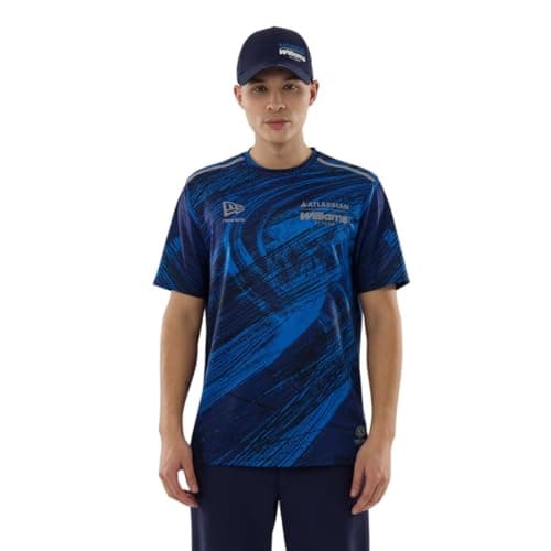 Image of New Era Williams Racing F1 Team, Official 2026 Collection, Team Active T-Shirt, Shirt, Tee, Jersey, Navy Blue (UK, Alpha, XL, Regular, Regular)