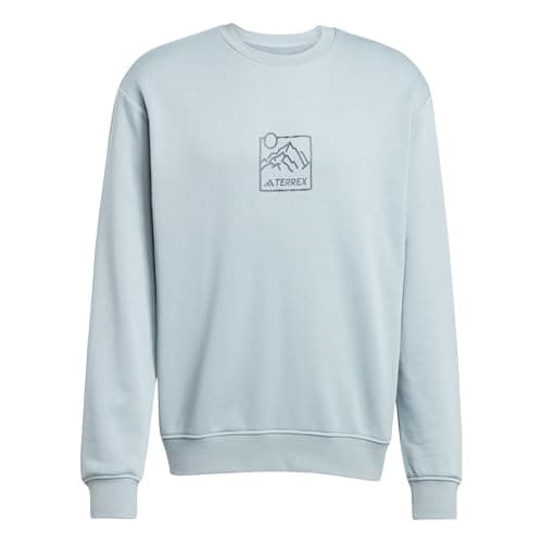 Image of adidas Unisex Terrex Graphic Crew, magic grey, XXL