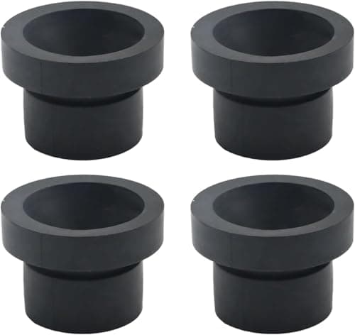 Image of Raheem Car Suspension Rubber Buffers, 1555641 Engine Cover Rubber Grommet, Black Engine Cover Stop Bumper Replacement for Ford Focus Kuga Mondeo MK4 Galaxy S-Max C-Max 7M5Q6D277AA 3M5Q6N041CK