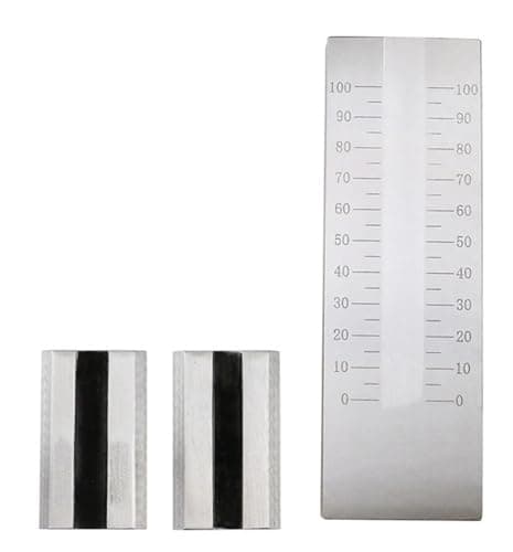 Image of Danive Single Groove Stainless Steel Fineness Gage, Grindometer Gauge Gauge Single-Channel Grind Fineness Gauge(0-100um)