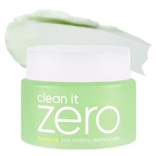 Image of BANILA CO Clean it Zero Pore Clarifying Cleansing Balm | Korean Makeup Remover, Facial Cleanser Wash for Oily and Acne Prone Skin | Vegan | Made with AHA-PHA & Tea Tree Extract (100ml / 3.38 fl. oz)