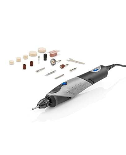Image of Dremel 2050 Stylo+ Electric Engraver, Versatile Craft Engraving Tool Kit with 15 Accessories and Multi Chuck to Engrave, Sand, Clean and Polish - Type C Plug