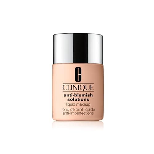 Image of Clinique Anti-Blemish Solutions Liquid Foundation Makeup With Salicylic Acid For Dry Combination To Oily Skin Types | Medium Coverage, Natural Matte Finish