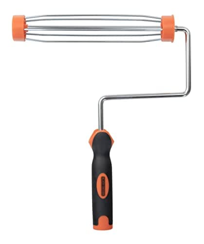 Image of Black+Decker 9-Inch Paint Roller Frame, Sturdy Aluminum Handle, Compatible with Extension Poles