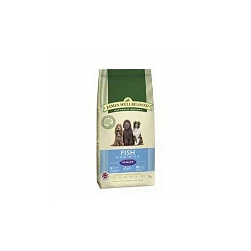 Image of James Wellbeloved Senior Complete Dog Food with Fish & Rice (2kg) (Pack of 6)