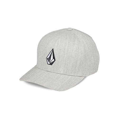 Image of Volcom Men's Full Stone Flex Fit Baseball Cap, Grey Vintage S324, L