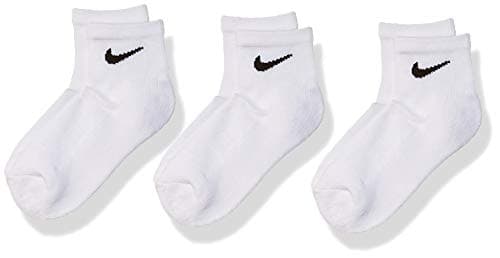 Image of NIKE Unisex Kids Basic Pack Ankle 3pk Eu 27-35 SOCKS, White, 5 Years EU