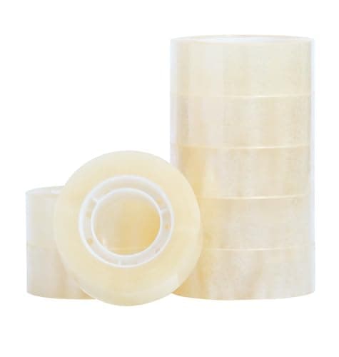 Image of Q-Connect Easy Tear Polypropylene Tape 19mmx33m 1 Inch Core Clear (Pack of 8)