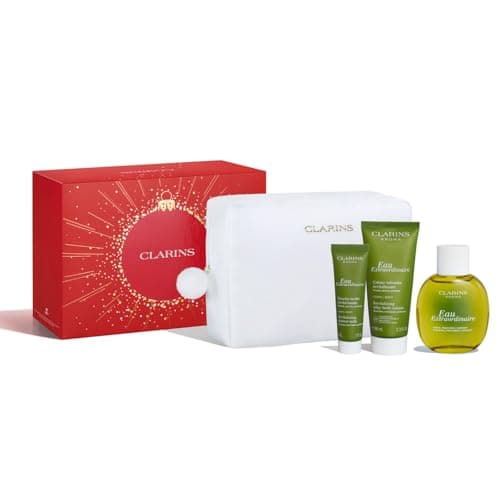 Image of Clarins Gift Set | Eau Extraordinaire Essentials | Worth £66 | Includes Full Size Eau Extraordinaire Treatment Fragrance