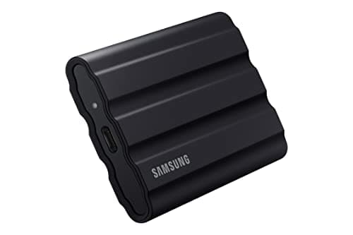 Image of Samsung T7 Shield Portable SSD 4 TB - USB 3.2 Gen.2 External SSD Black (MU-PE4T0S/EU)