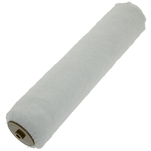 Image of Coral 41875 Aspire 12 inch 1.75" Dia Paint Roller Cover Professional 10MM Medium Pile Sleeve Premium Microfibre for Semi-Smooth Surfaces with Trade Emulsion or Gloss Pure White