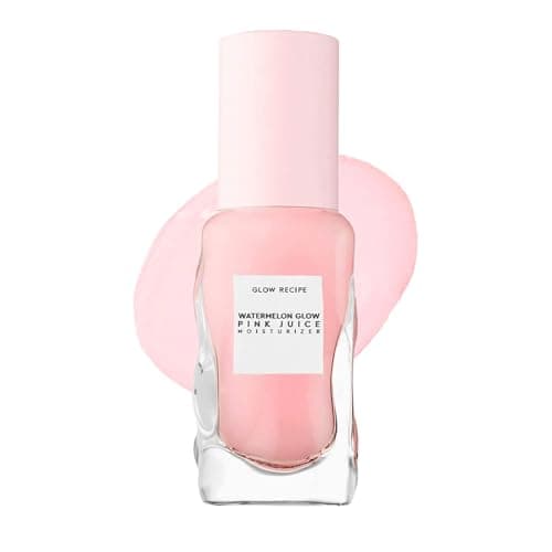 Image of Glow Recipe Pink Juice Water Gel Moisturizer Travel Size, Korean Gel Moisturizer for Glass Skin, Oil-Free Hydrating Hyaluronic Acid Face Moisturizer for Oily Skin, Non-Comedogenic, Long-Lasting (25ml)