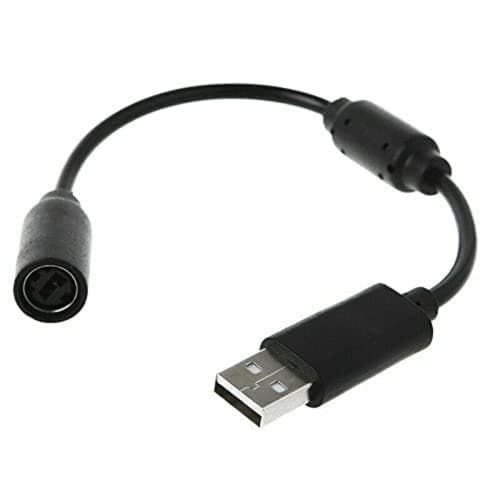 Image of PA Products BLACK FITS THRUSTMASTER FERRARI RACING STEERING WHEEL USB BREAKAWAY CABLE FITS Xbox One, Xbox 360, Xbox Series X/S & PC - Detachable Anti-Trip Quick Release