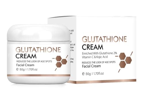 Image of Glutathione + Vitamin C & Kojic Acid Facial Cream For Age spots & Spots Removal