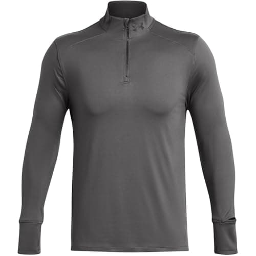 Image of Under Armour Mens Qualifier Run Quarter Zip Long Sleeve Grey M